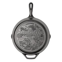 Lodge New Arrival American Road Trip: 12 Inch Seasoned Cast Iron Skillet, Massachusetts
