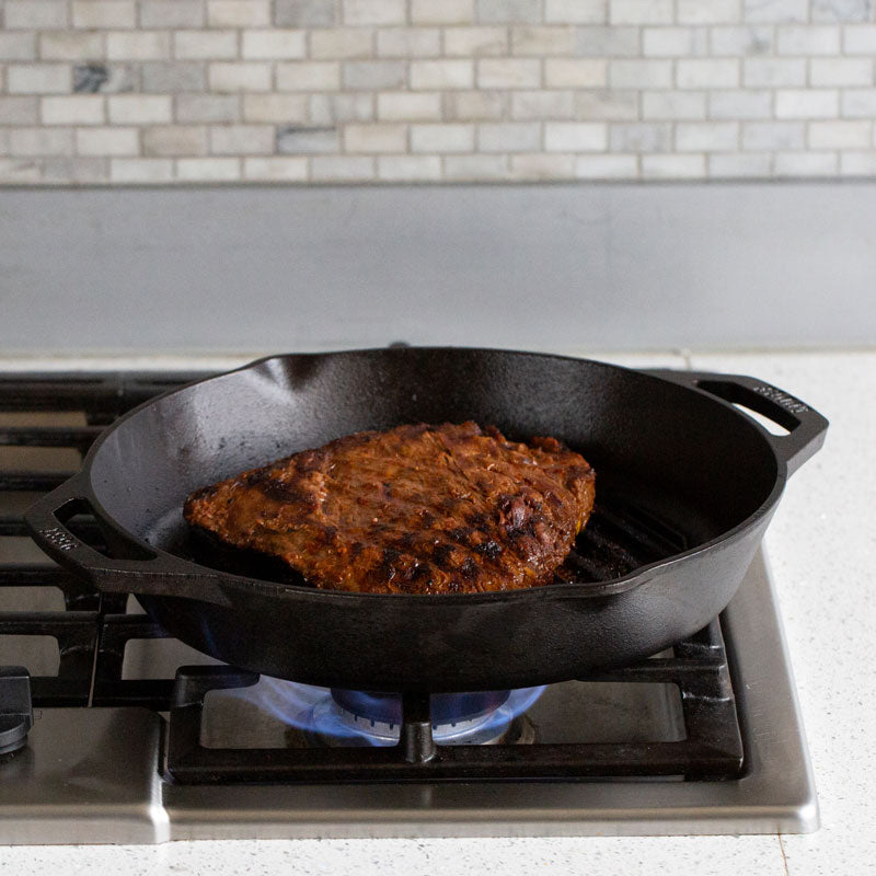 Lodge New Arrival Dual Handle Cast Iron Grill Pan - Image 6