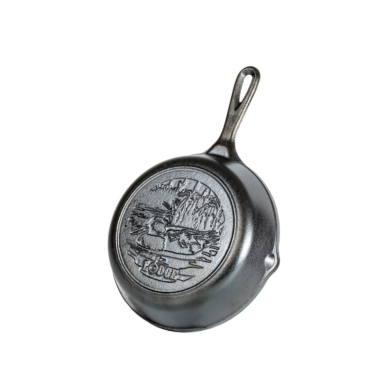 Lodge New Arrival Wildlife Series™ 8 Inch Cast Iron Duck Skillet - Image 2
