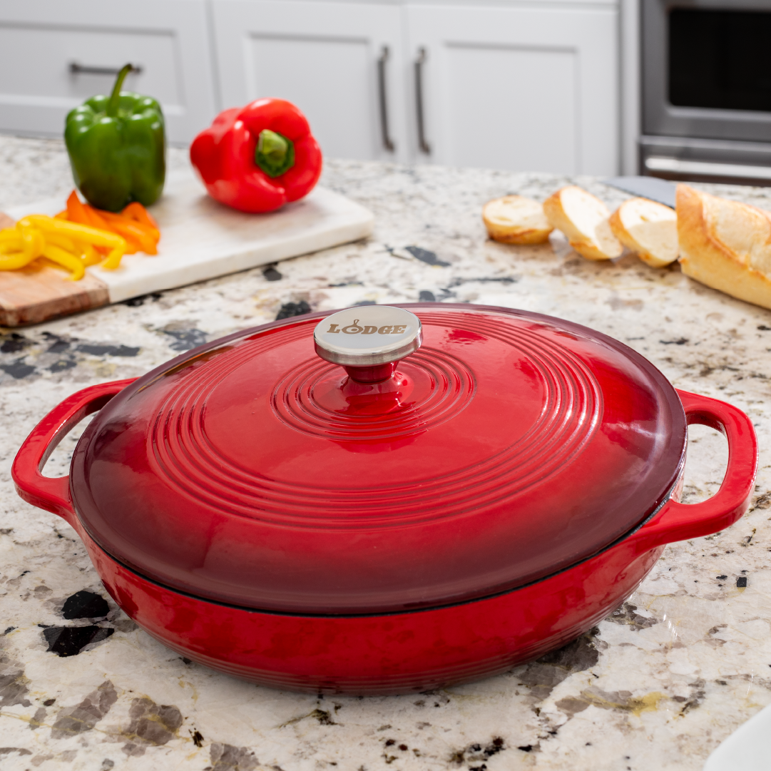 Lodge New Arrival Essential Enamel Braiser - Image 21
