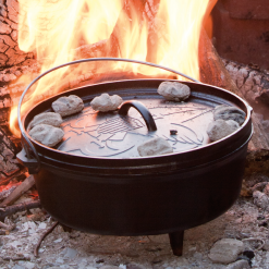 Alternative view of Lodge New Arrival Cast Iron Boy Scout Camp Dutch Oven