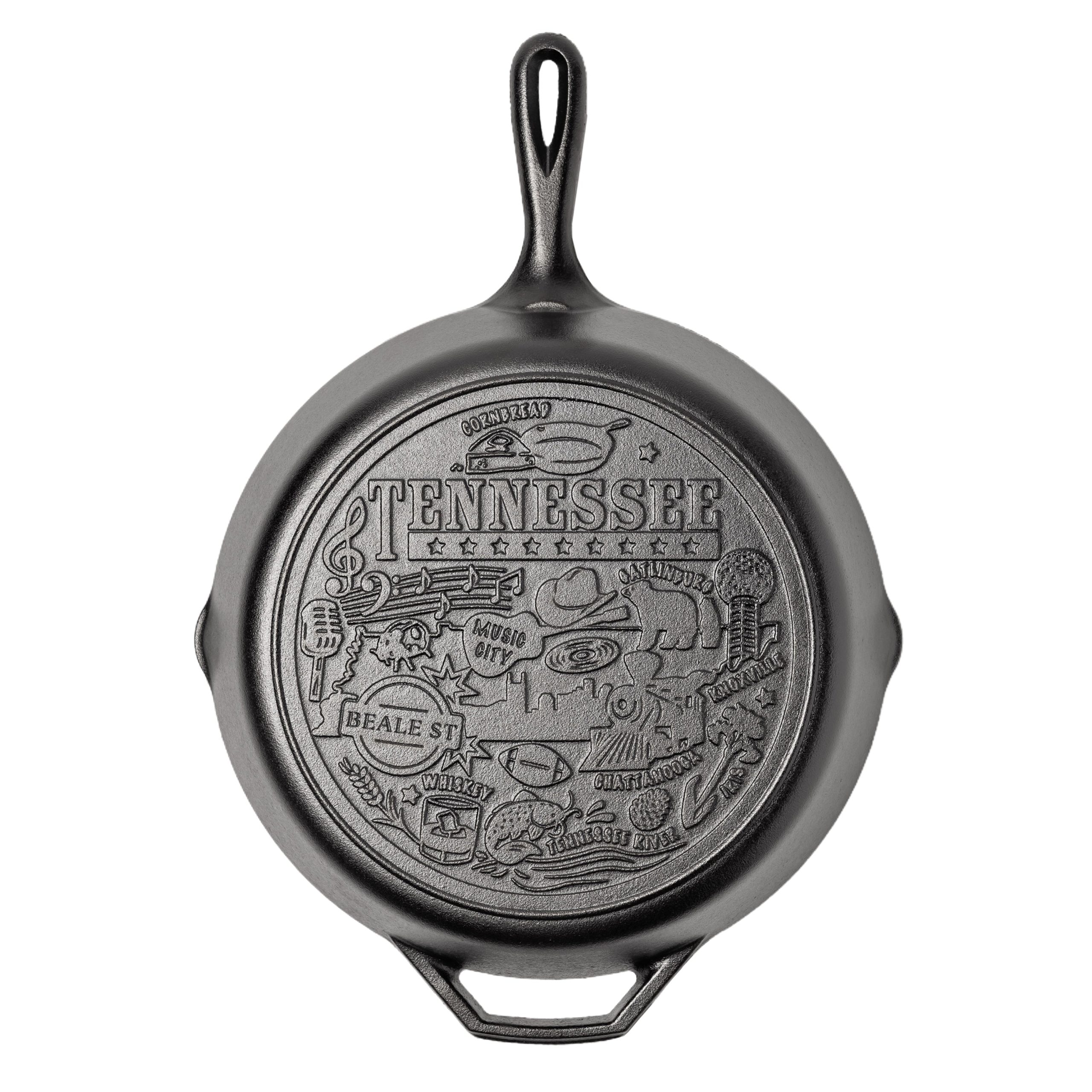 Lodge New Arrival American Road Trip: 12 Inch Seasoned Cast Iron Skillet, Tennessee - Image 6