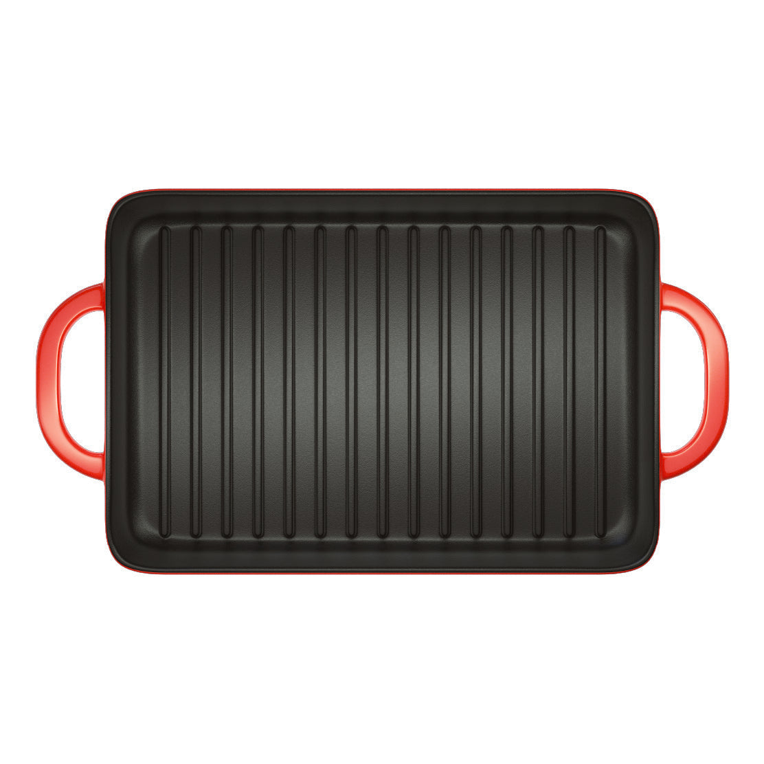 Lodge New Arrival Enameled Cast Iron 12.5 x 8 Inch Grill Pan - Image 2
