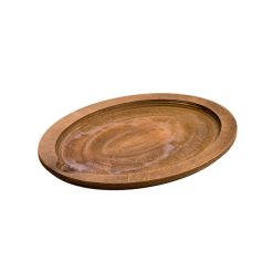 Lodge New Arrival 13.25 Inch Jumbo Oval Walnut Wood Underliner