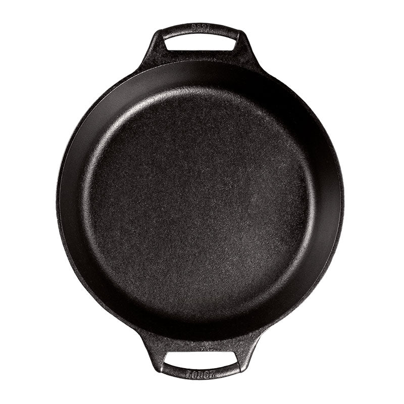 Lodge New Arrival 10.25 Inch Seasoned Cast Iron Baker's Skillet - Image 2