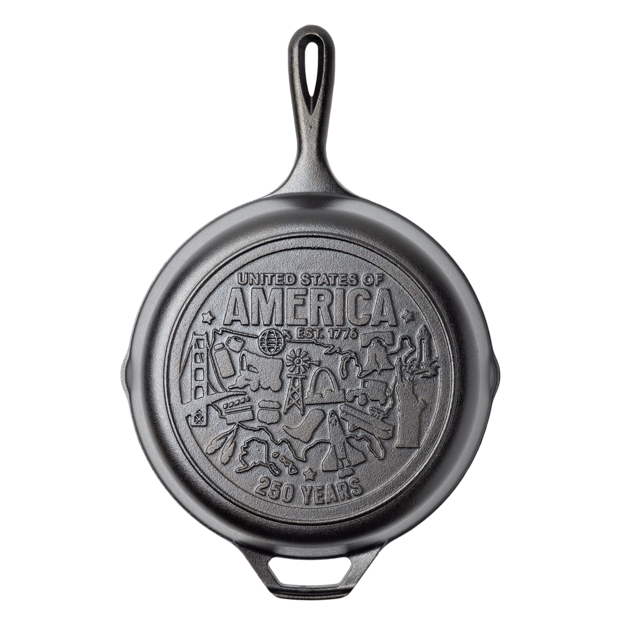 Lodge New Arrival Lodge New Arrival 10.25 Inch Seasoned Cast Iron Skillet, USA Icons - Image 8