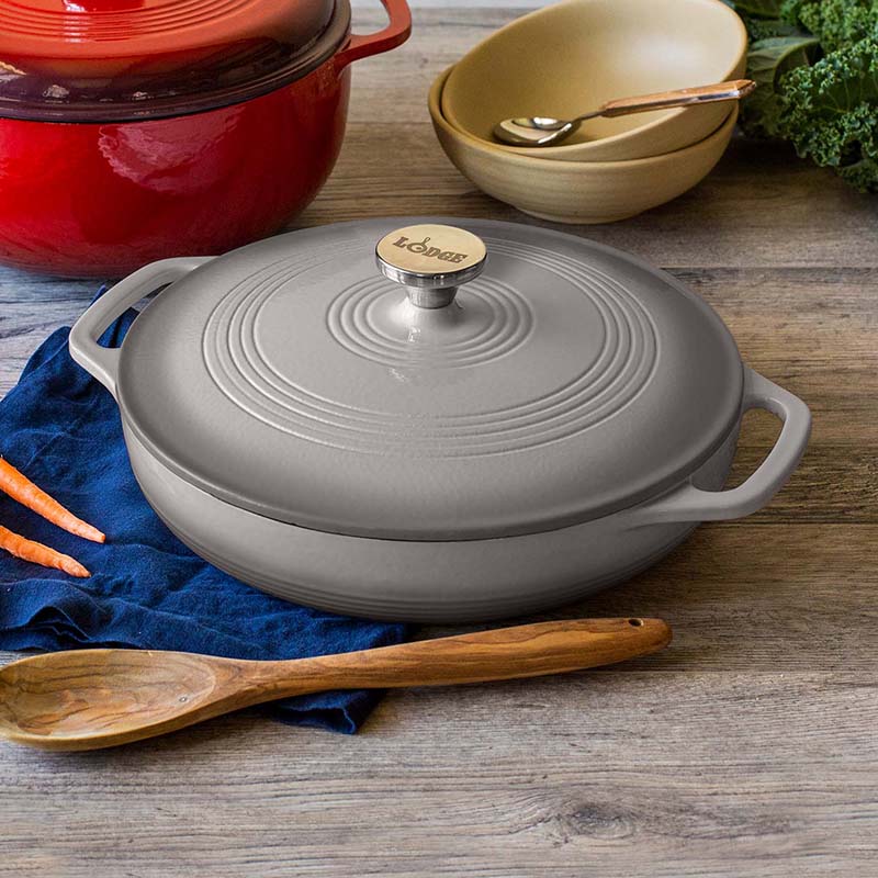 Lodge New Arrival Essential Enamel Braiser - Image 23