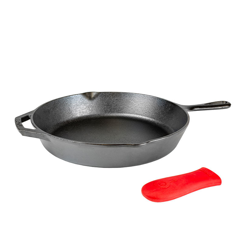 Lodge New Arrival 12 Inch Cast Iron Skillet with Handle Holder - Image 10
