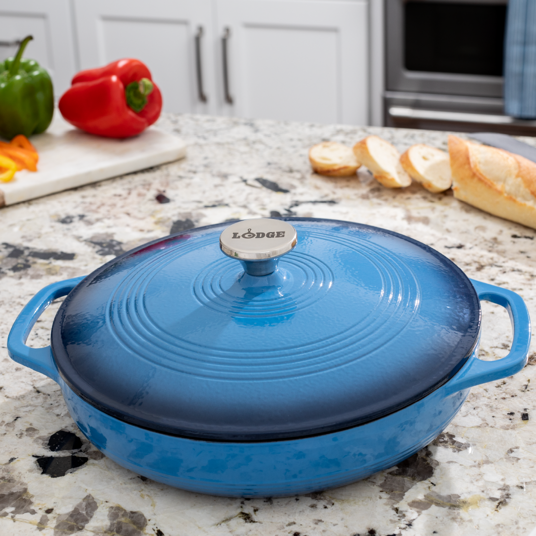 Lodge New Arrival Essential Enamel Braiser - Image 16