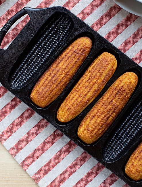 Lodge New Arrival Seasoned Cast Iron Cornstick Pan - Image 4