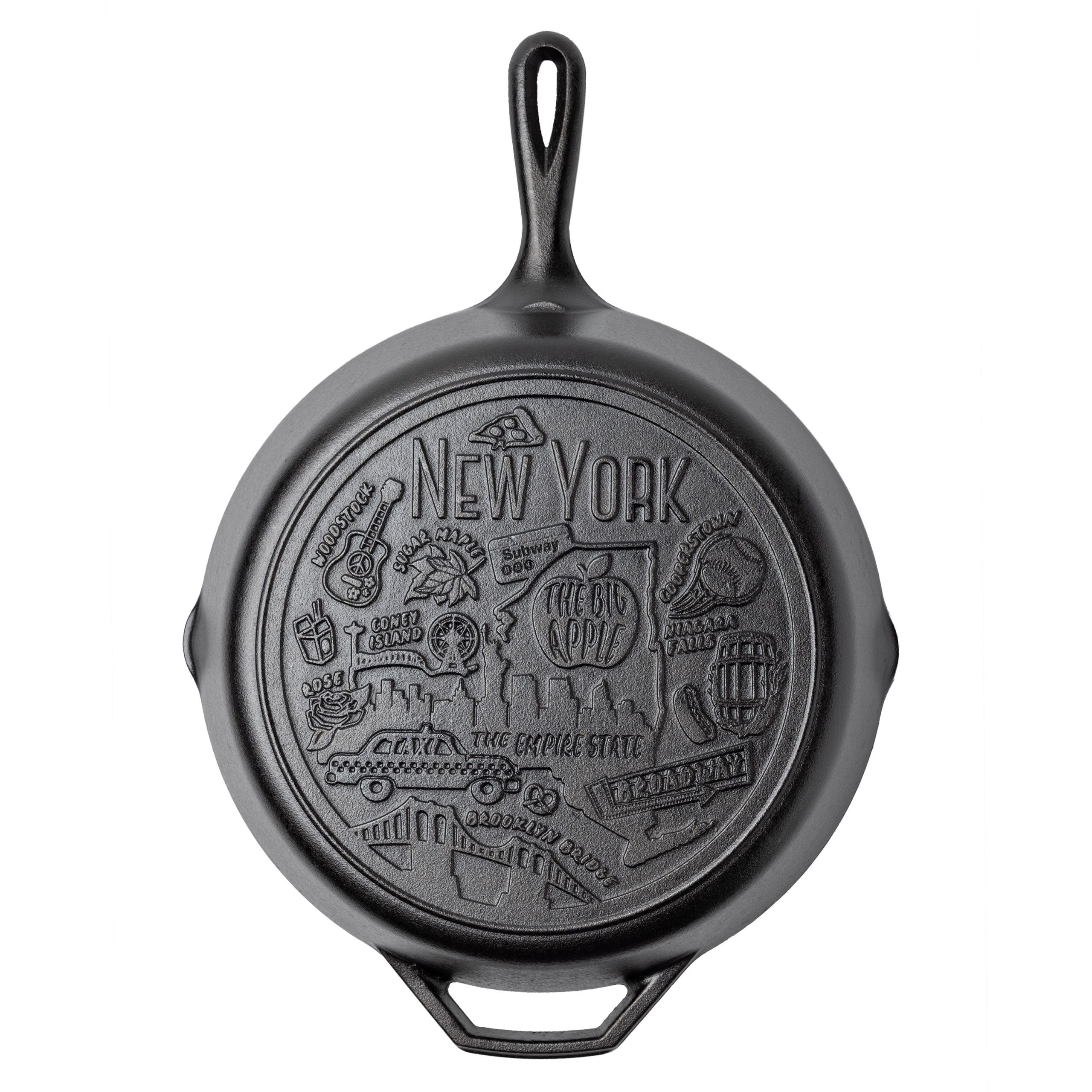 Lodge New Arrival American Road Trip: 12 Inch Seasoned Cast Iron Skillet, New York