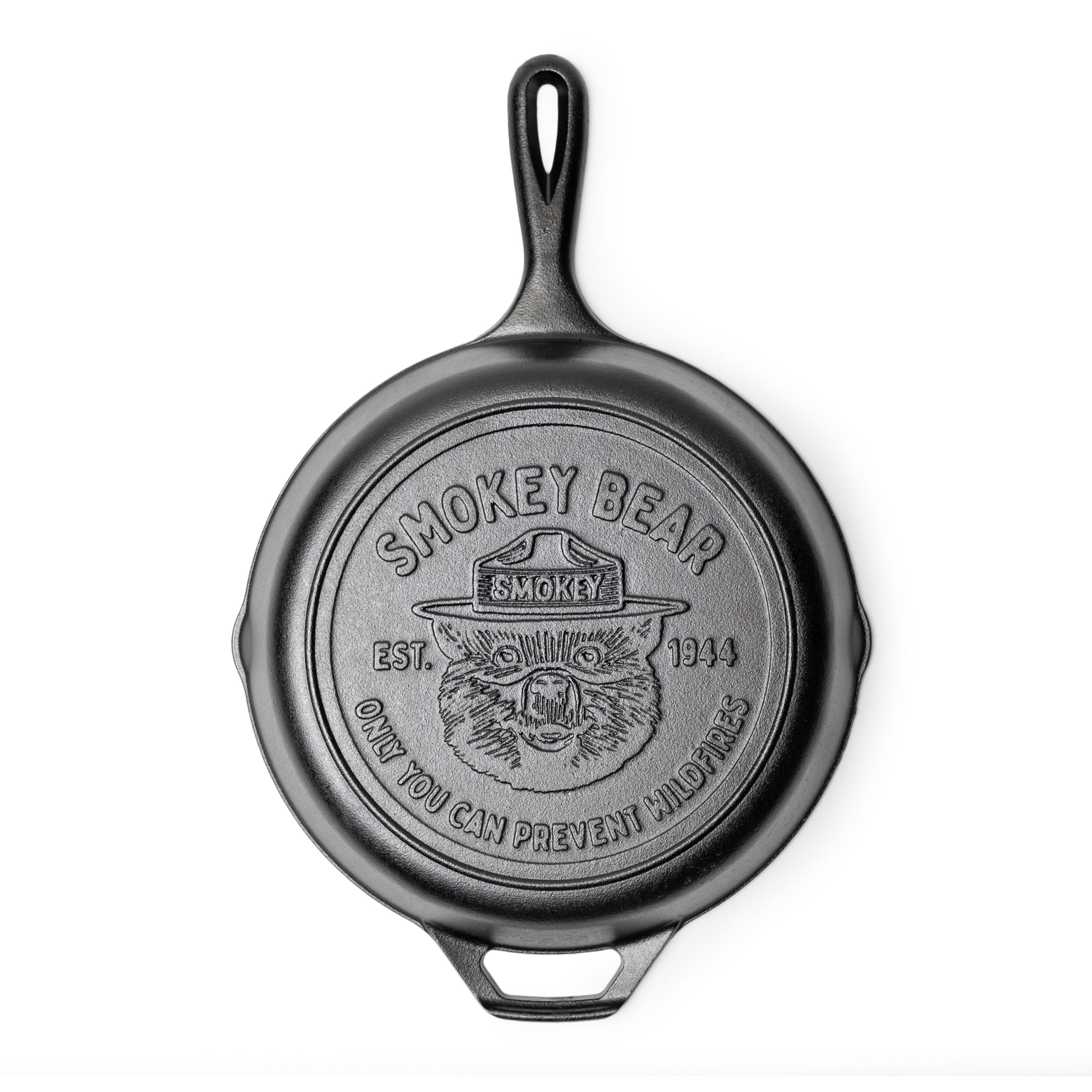 Lodge New Arrival 10.25 Inch Seasoned Cast Iron Smokey Bear Skillet - Image 3